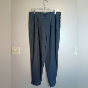 August Silk 100% Silk Tapered Vintage Pants Size 12